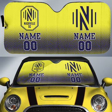 Nashville SC Car Sunshade Sporty Team Collection - Gearcarcover - 1