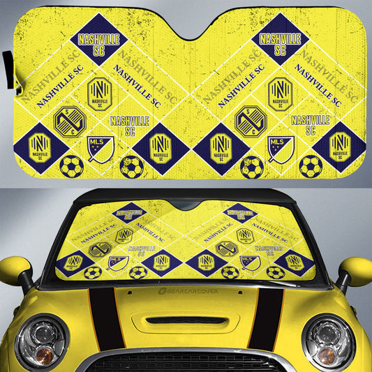 Nashville SC Car Sunshade Sporty Team Collection - Gearcarcover - 1