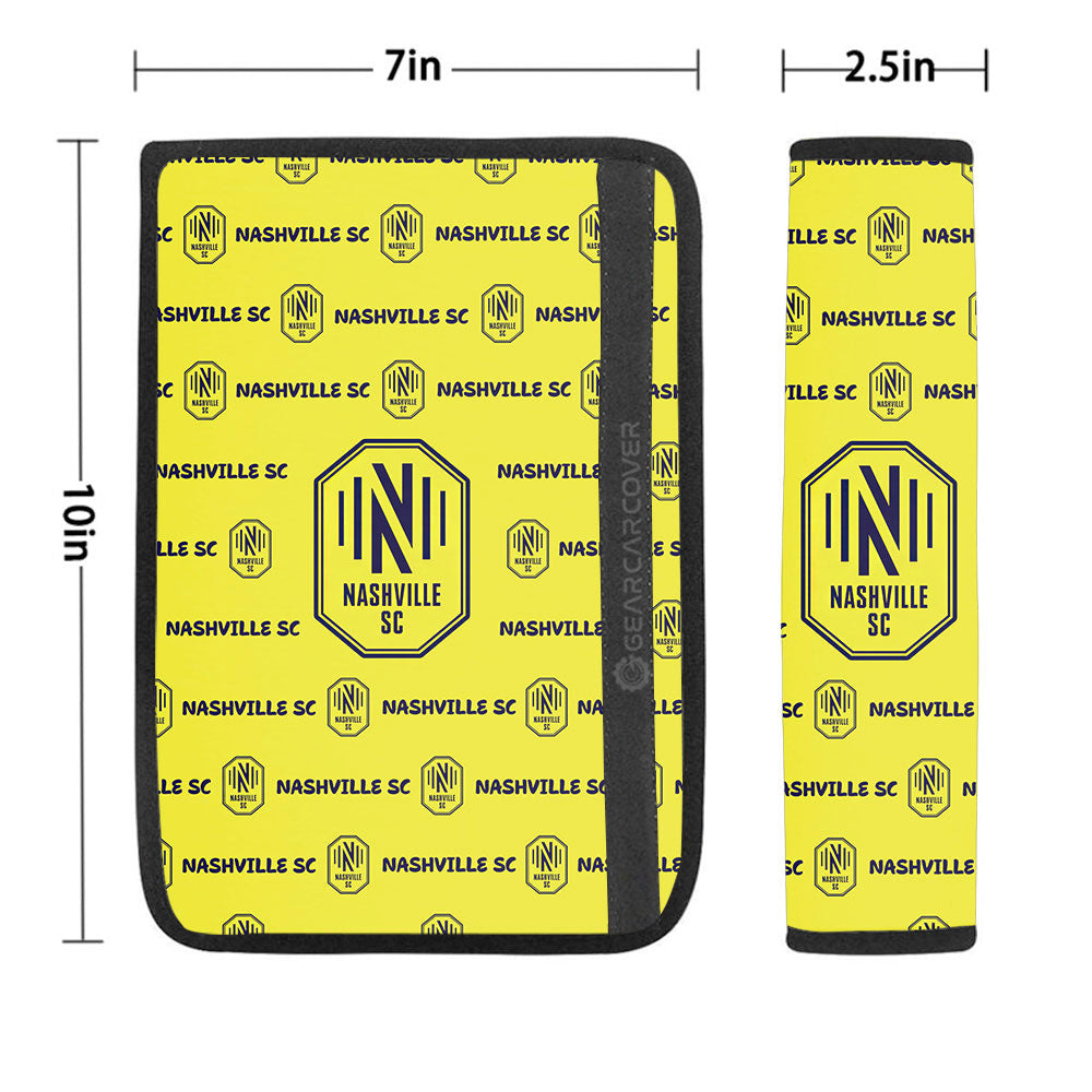 Nashville SC Seat Belt Covers Sporty Team Collection - Gearcarcover - 1