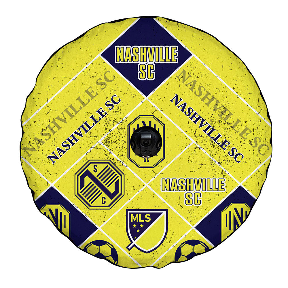 Nashville SC Spare Tire Covers Camera Hole Sporty Team Collection - Gearcarcover - 4