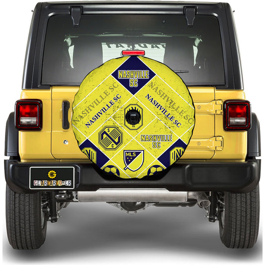 Nashville SC Spare Tire Covers Camera Hole Sporty Team Collection - Gearcarcover - 1