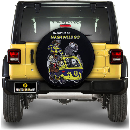 Nashville SC Spare Tire Covers Horror Characters Car Accessories - Gearcarcover - 1