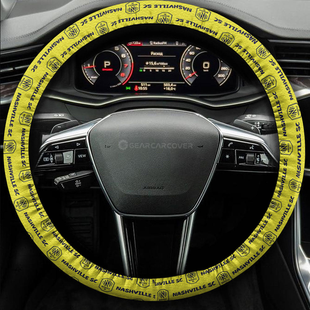 Nashville SC Steering Wheel Cover Sporty Team Collection - Gearcarcover - 3