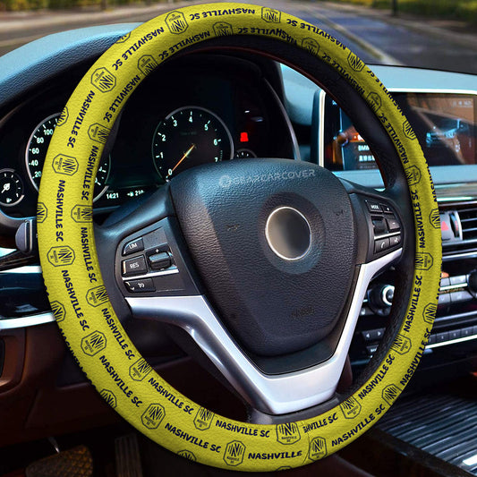 Nashville SC Steering Wheel Cover Sporty Team Collection - Gearcarcover - 1