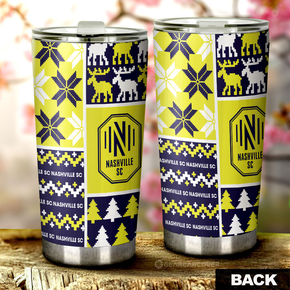 Nashville SC Tumbler Cup Custom Ugly Style Car Accessories - Gearcarcover - 2