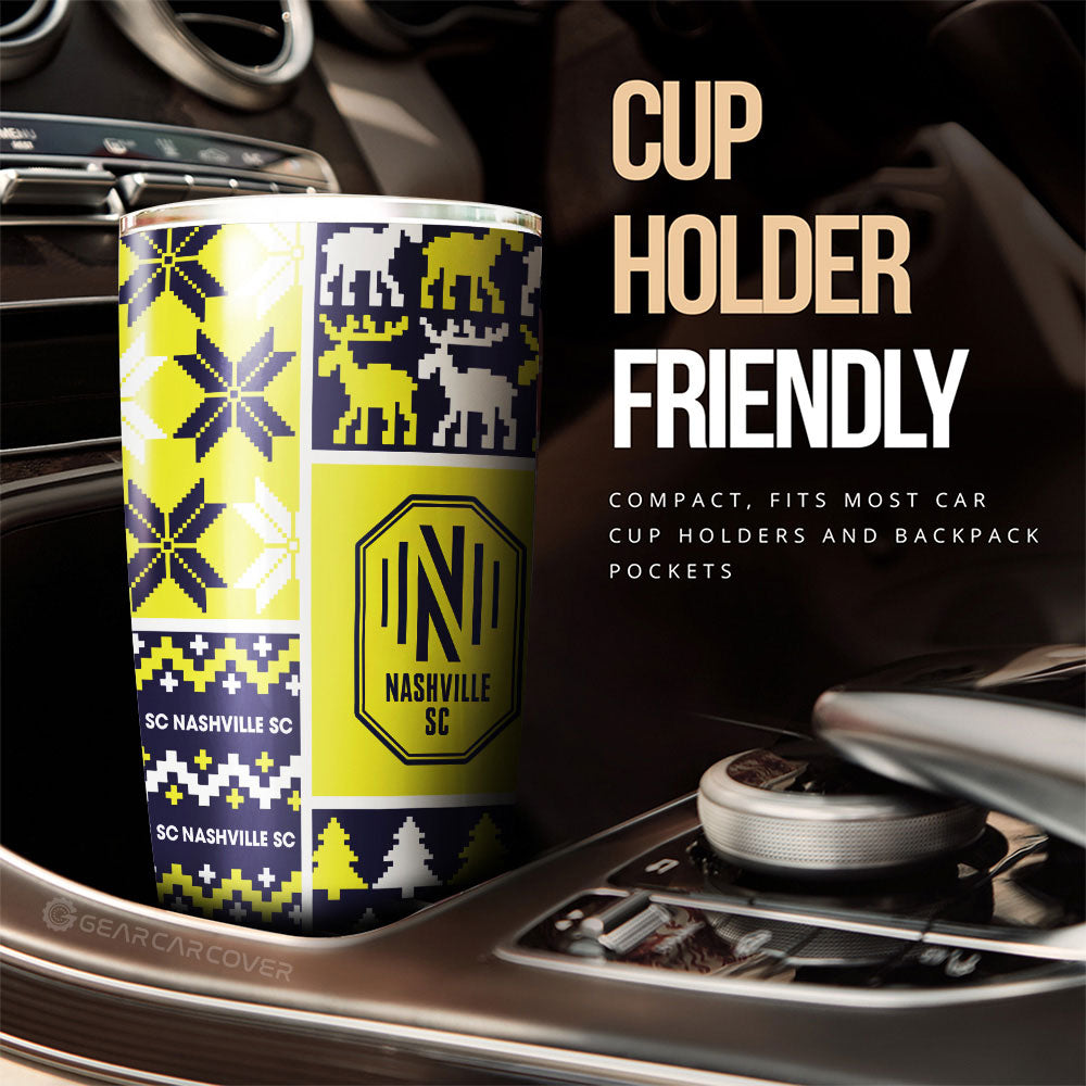 Nashville SC Tumbler Cup Custom Ugly Style Car Accessories - Gearcarcover - 3