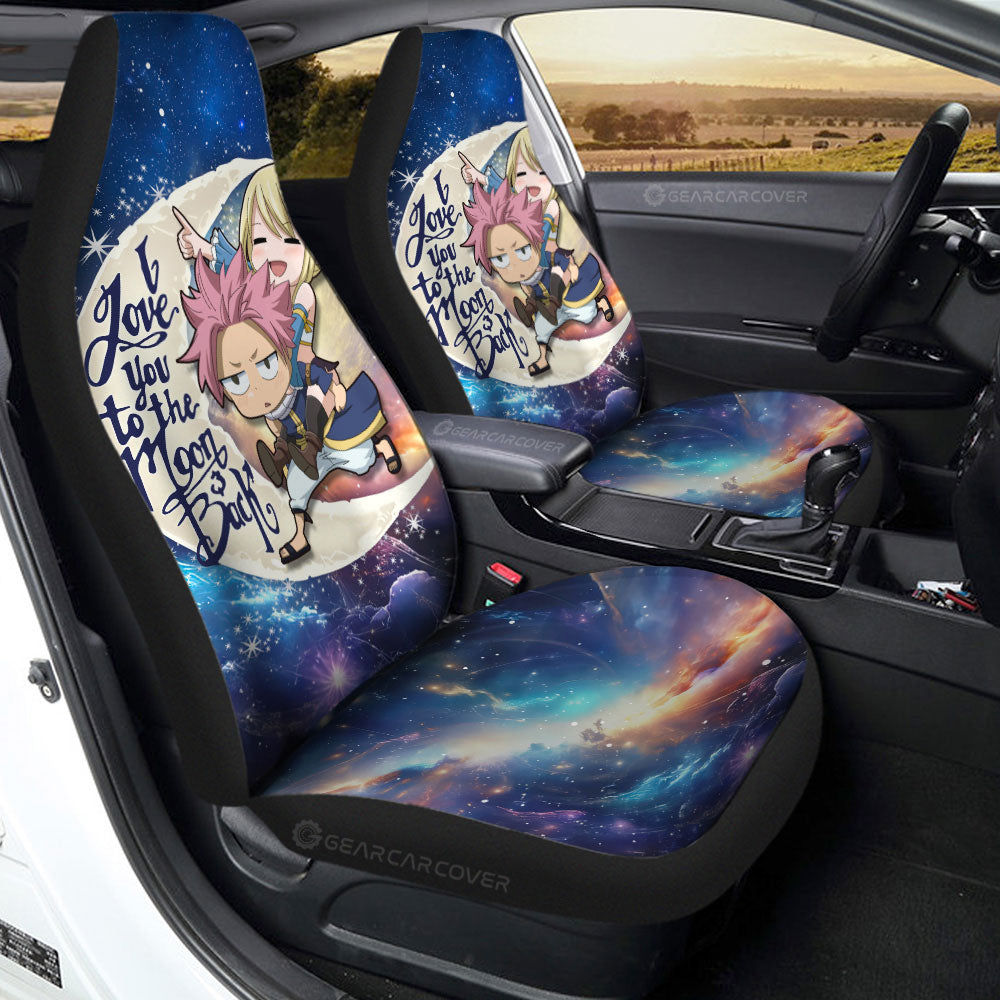 Natsu And Lucy Car Seat Covers Custom Car Accessories - Gearcarcover - 2