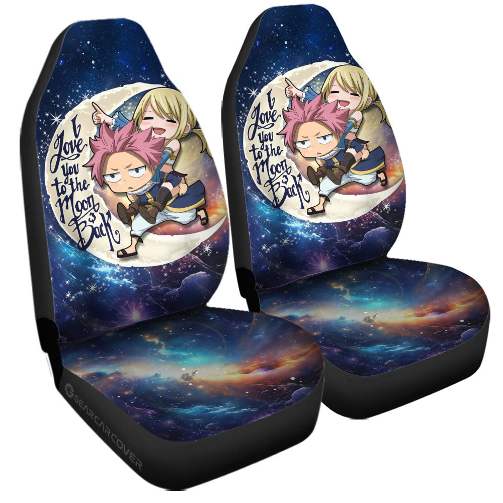 Natsu And Lucy Car Seat Covers Custom Car Accessories - Gearcarcover - 3