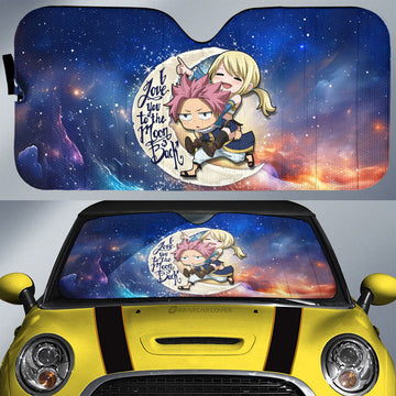 Natsu And Lucy Car Sunshade Custom Car Accessories - Gearcarcover - 1