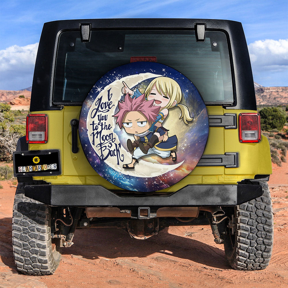 Natsu And Lucy Spare Tire Covers Custom Car Accessories - Gearcarcover - 2