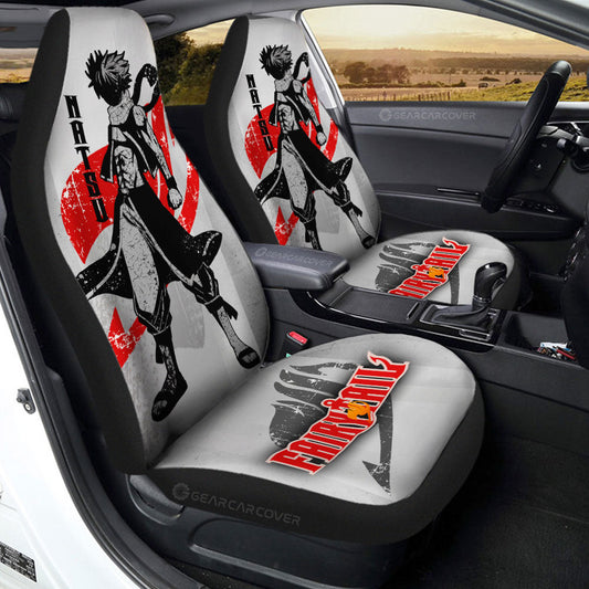 Natsu Dragneel Car Seat Covers Custom Fairy Tail Anime Car Accessories - Gearcarcover - 2