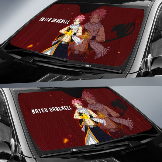 Natsu Dragneel Car Sunshade Custom Car Accessories - Gearcarcover - 2