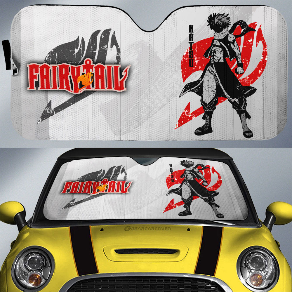 Natsu Dragneel Car Sunshade Custom Car Accessories - Gearcarcover - 1