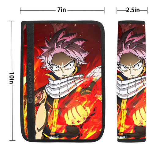 Natsu Dragneel Seat Belt Covers Custom Car Accessories - Gearcarcover - 1
