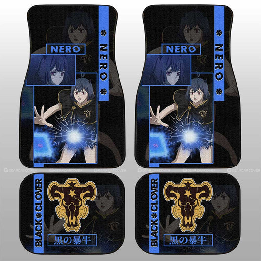 Nero Car Floor Mats Custom Black Clover Anime - Gearcarcover - 2