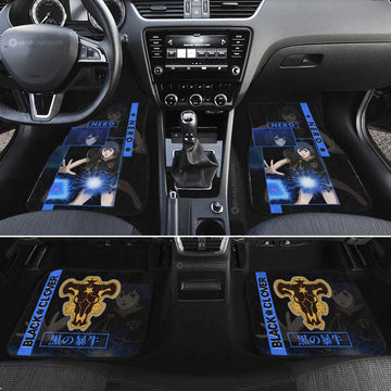 Nero Car Floor Mats Custom Black Clover Anime - Gearcarcover - 1