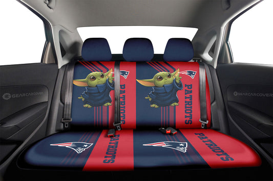 New England Patriots Car Back Seat Covers Custom Car Accessories - Gearcarcover - 2