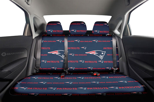 New England Patriots Car Back Seat Covers Sporty Team Collection - Gearcarcover - 2