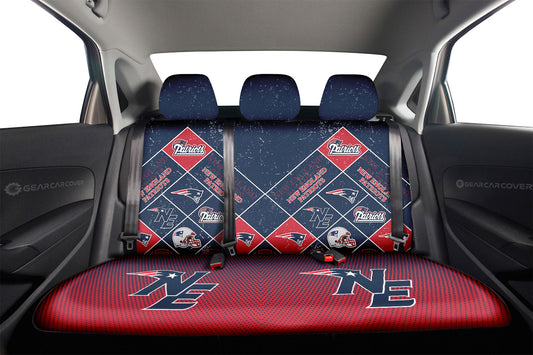 New England Patriots Car Back Seat Covers Sporty Team Collection - Gearcarcover - 2