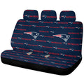 New England Patriots Car Back Seat Covers Sporty Team Collection - Gearcarcover - 1