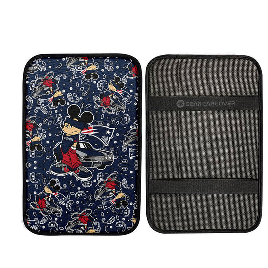 New England Patriots Car Center Console Cover Cartoon Theme Collection - Gearcarcover - 2