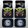 New England Patriots Car Floor Mats Baby Yoda Car Accessories For Fan - Gearcarcover - 1