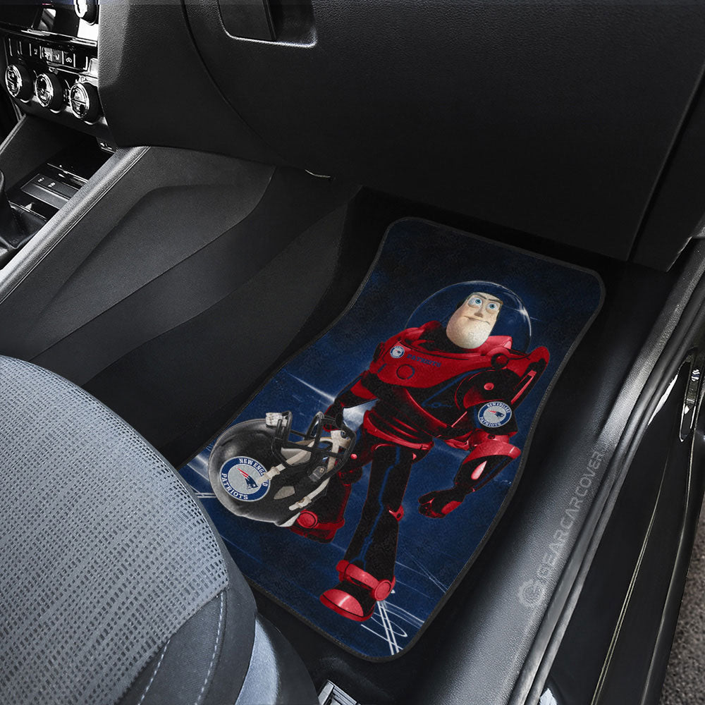New England Patriots Car Floor Mats Custom Car Accessories For Fan - Gearcarcover - 3