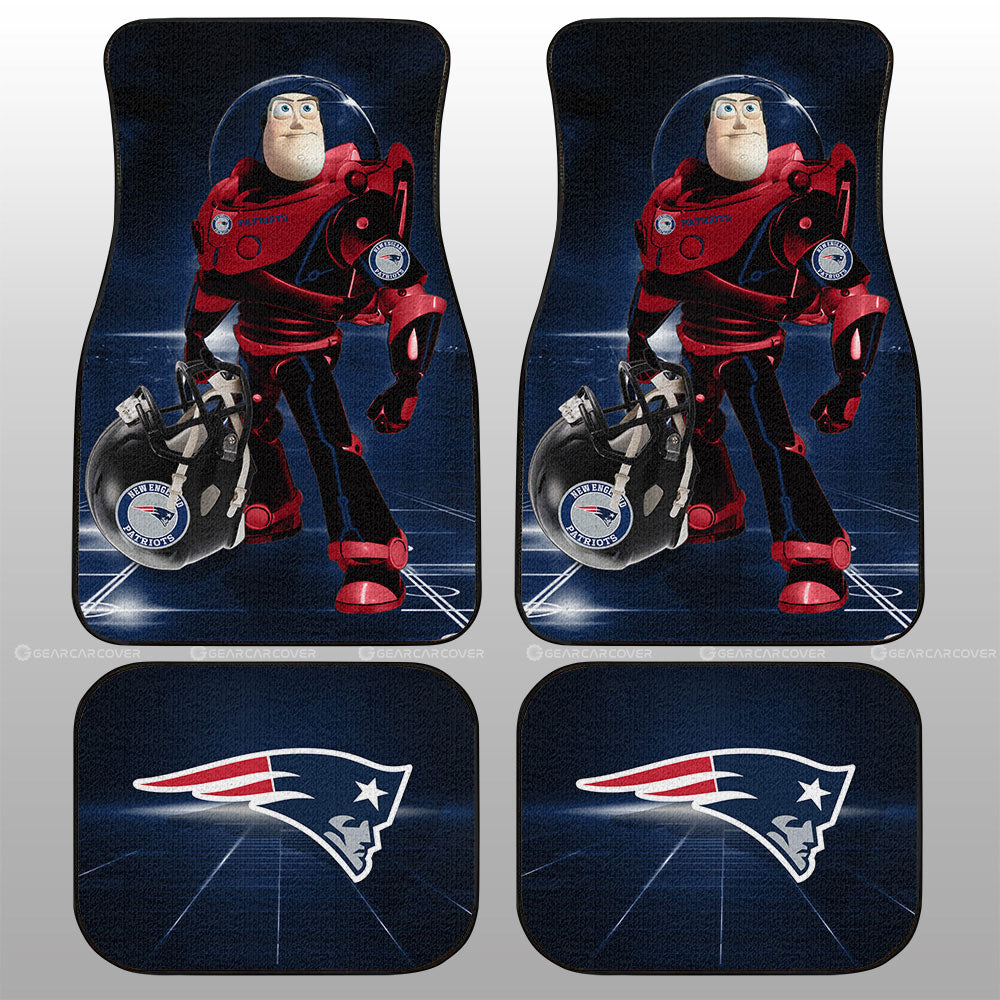 New England Patriots Car Floor Mats Custom Car Accessories For Fan - Gearcarcover - 1