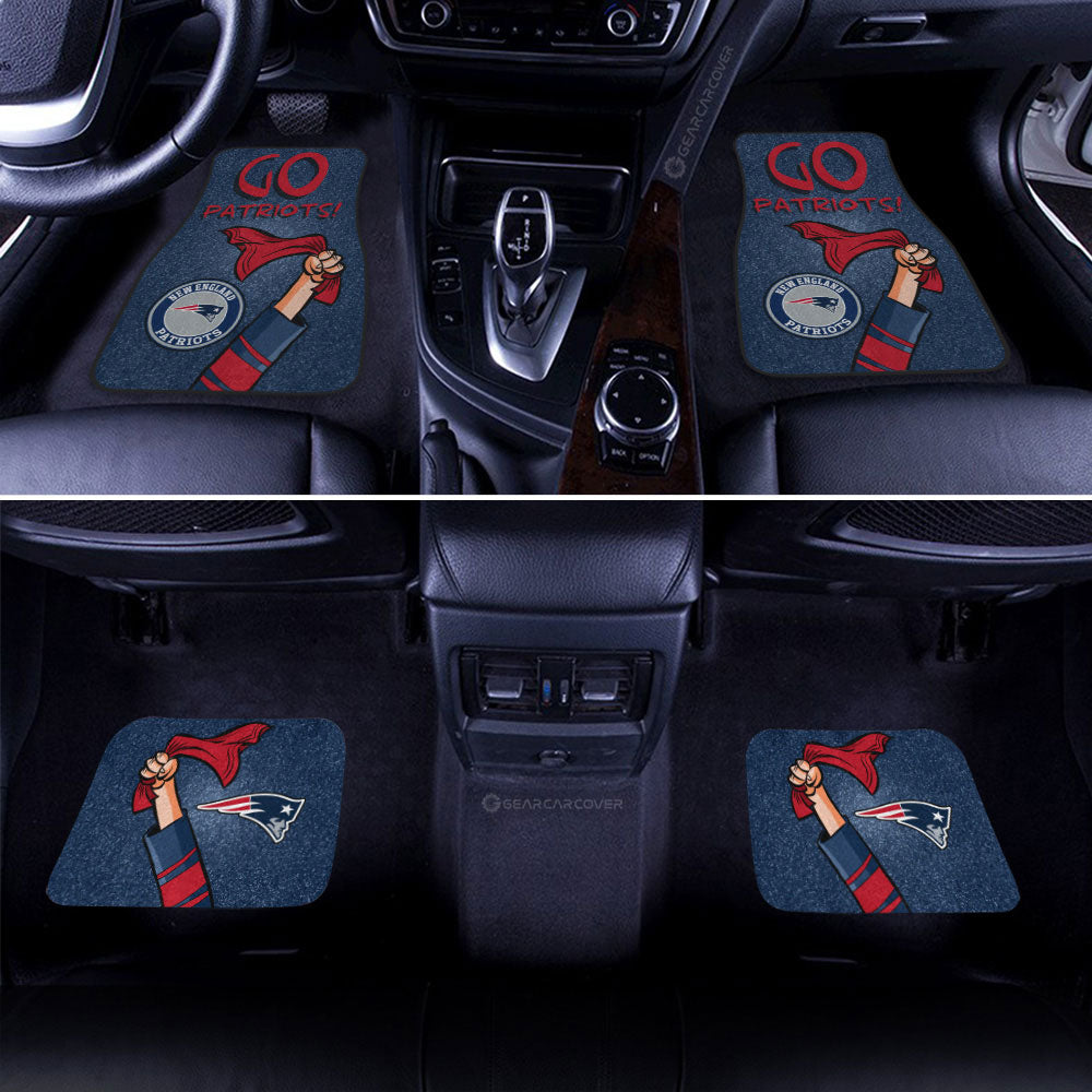 New England Patriots Car Floor Mats Custom Car Accessories - Gearcarcover - 2
