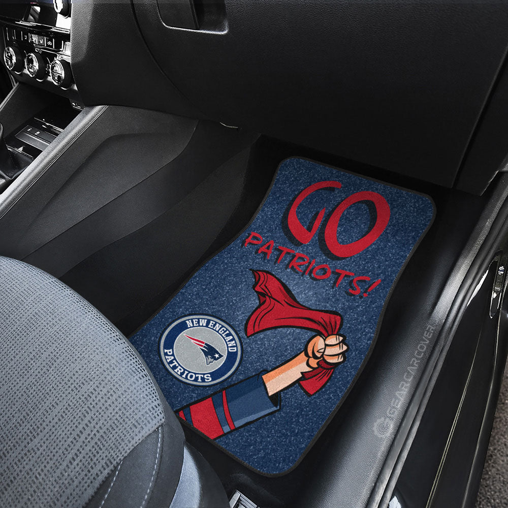 New England Patriots Car Floor Mats Custom Car Accessories - Gearcarcover - 3