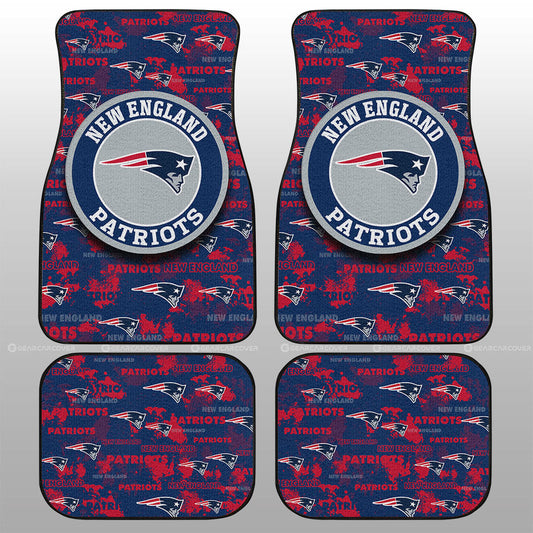 New England Patriots Car Floor Mats Custom Car Accessories - Gearcarcover - 1