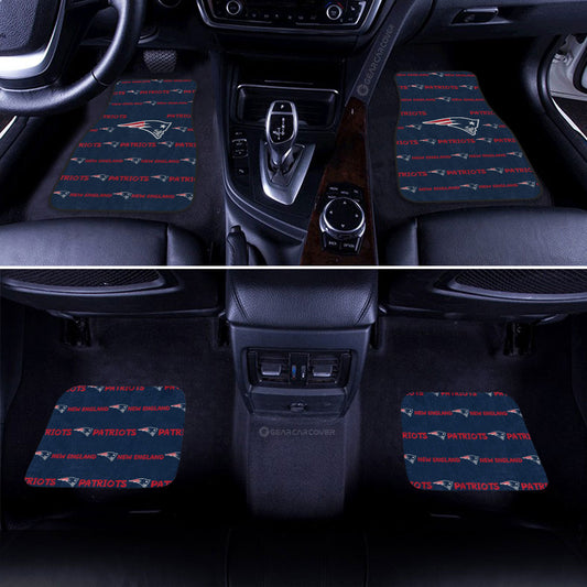 New England Patriots Car Floor Mats Sporty Team Collection - Gearcarcover - 2