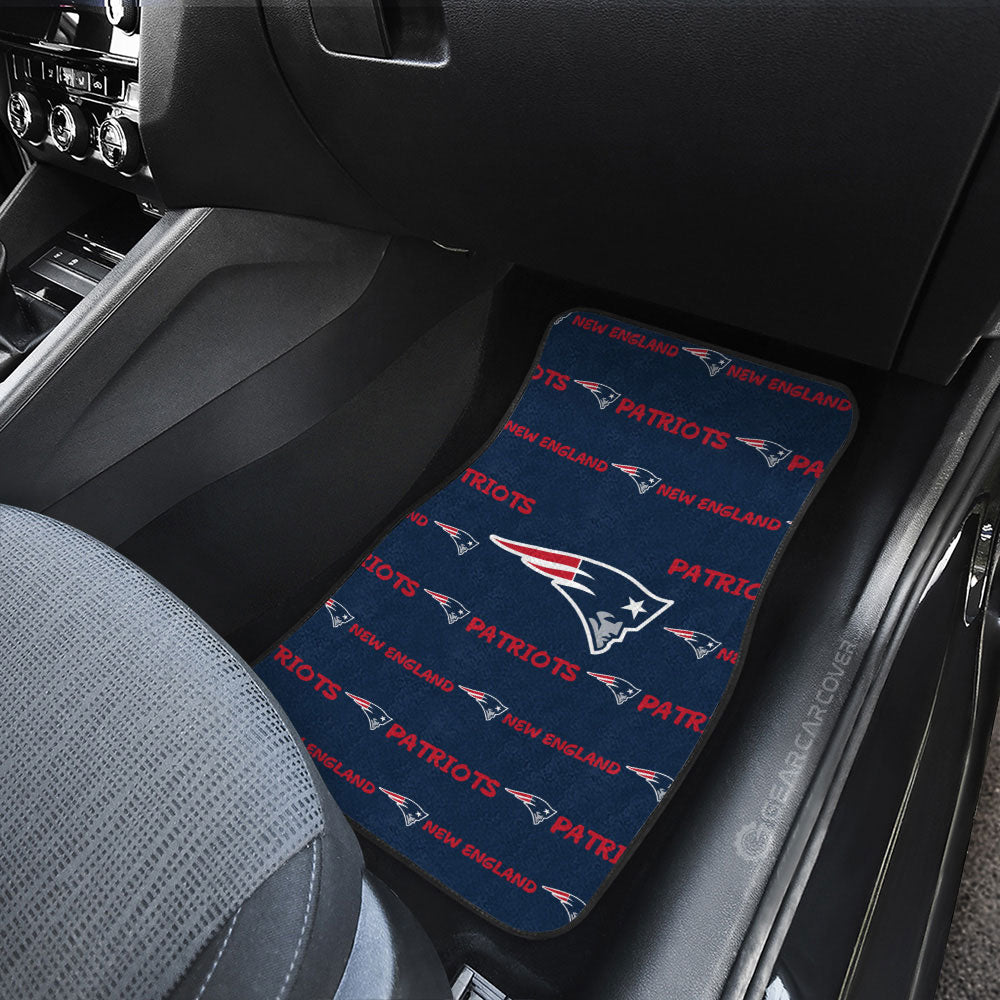 New England Patriots Car Floor Mats Sporty Team Collection - Gearcarcover - 3