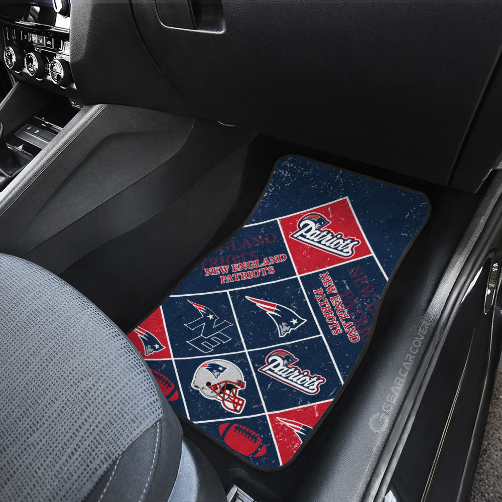 New England Patriots Car Floor Mats Sporty Team Collection - Gearcarcover - 3
