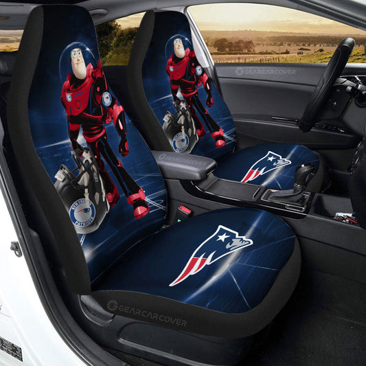 New England Patriots Car Seat Covers Buzz Lightyear Car Accessories For Fan - Gearcarcover - 2