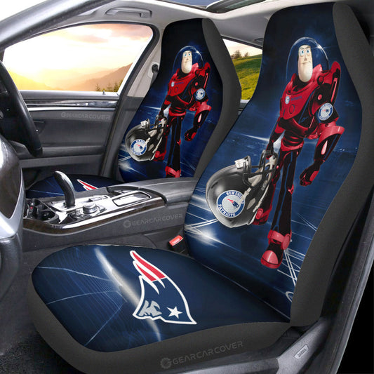 New England Patriots Car Seat Covers Buzz Lightyear Car Accessories For Fan - Gearcarcover - 1