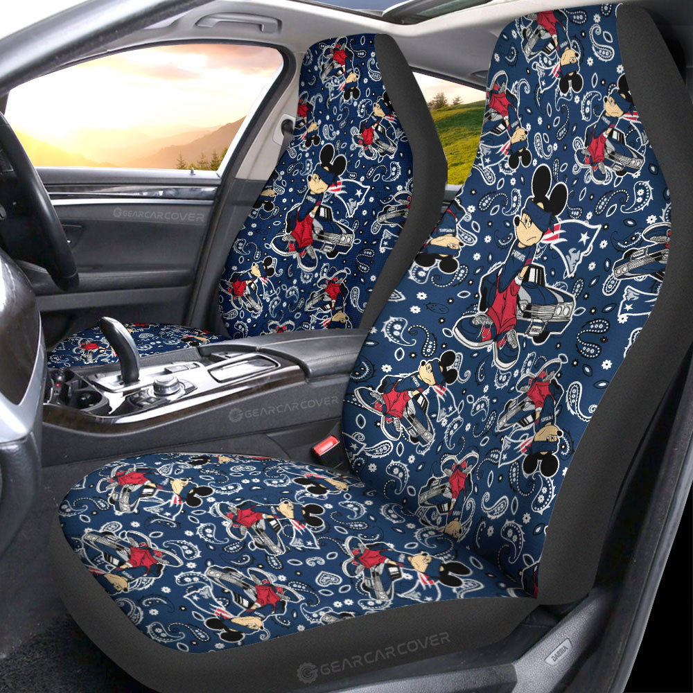 New England Patriots Car Seat Covers Cartoon Theme Collection - Gearcarcover - 1