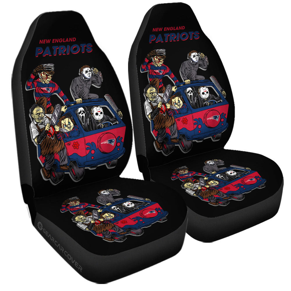 New England Patriots Car Seat Covers Custom Car Accessories - Gearcarcover - 3