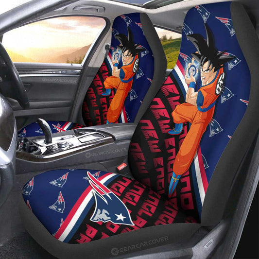 New England Patriots Car Seat Covers Goku Car Accessories For Fans - Gearcarcover - 2