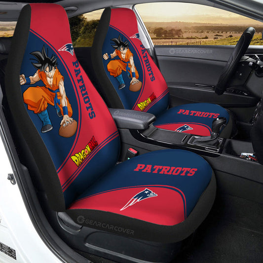 New England Patriots Car Seat Covers Goku Car Accessories For Fans - Gearcarcover - 2