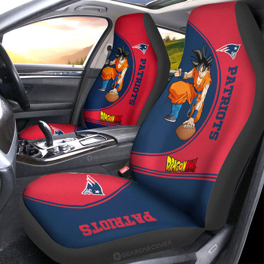 New England Patriots Car Seat Covers Goku Car Accessories For Fans - Gearcarcover - 1