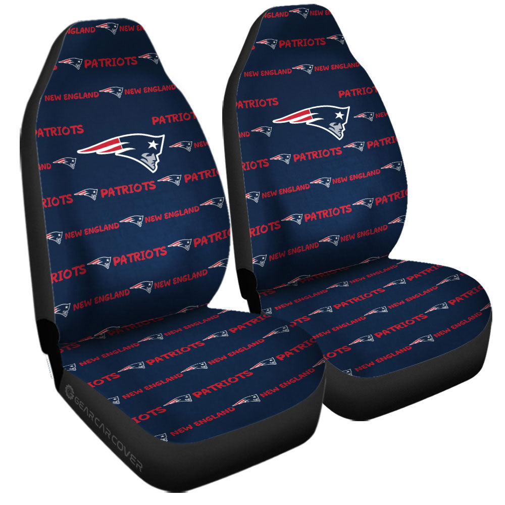 New England Patriots Car Seat Covers Sporty Team Collection - Gearcarcover - 3