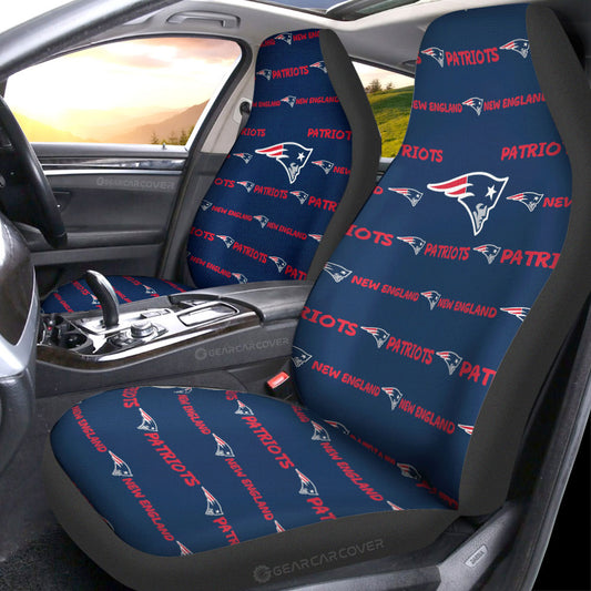 New England Patriots Car Seat Covers Sporty Team Collection - Gearcarcover - 1