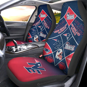 New England Patriots Car Seat Covers Sporty Team Collection - Gearcarcover - 1