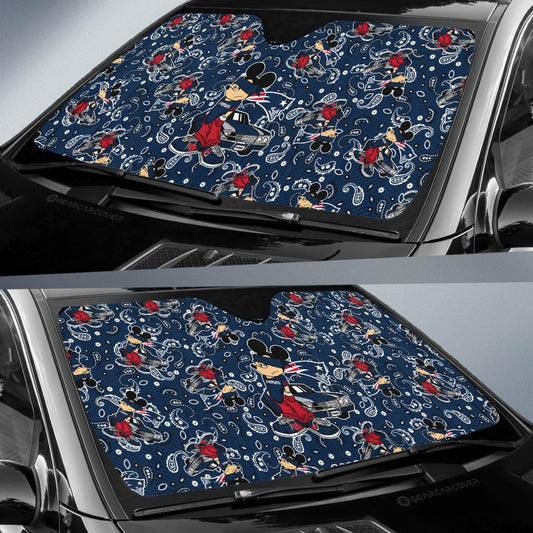 New England Patriots Car Sunshade Cartoon Theme Collection - Gearcarcover - 2