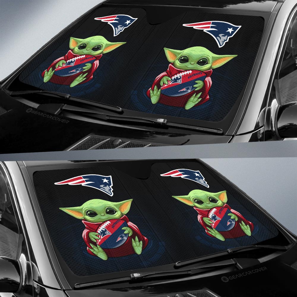 New England Patriots Car Sunshade Custom Car Accessories For Fan - Gearcarcover - 2