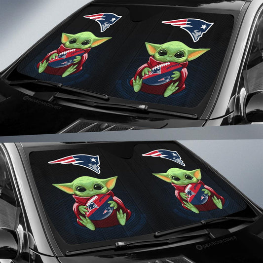 New England Patriots Car Sunshade Custom Car Accessories For Fan - Gearcarcover - 2