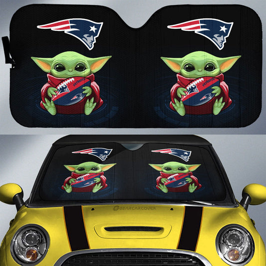 New England Patriots Car Sunshade Custom Car Accessories For Fan - Gearcarcover - 1