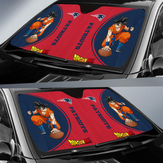 New England Patriots Car Sunshade Custom Car Accessories For Fans - Gearcarcover - 2