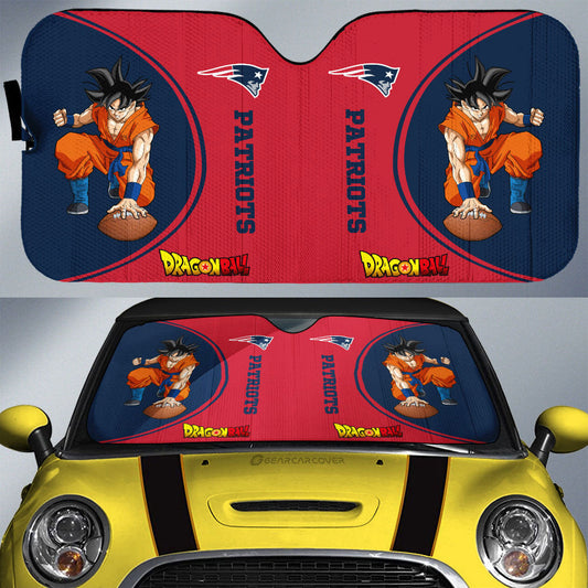 New England Patriots Car Sunshade Custom Car Accessories For Fans - Gearcarcover - 1